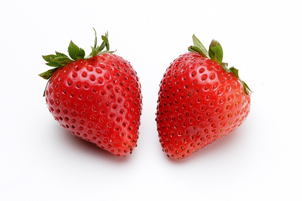 苺 いちご ストロベリー 二粒のフリー写真素材 食材 料理の無料画像 フード フォト Fd